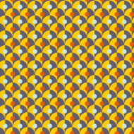 スカーフ（幾何学系デザイン）#30
