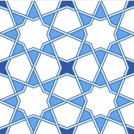 スカーフ（幾何学系デザイン）#155
