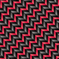 スカーフ（幾何学系デザイン）#285